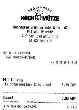 bdhf Hffner Kochmtze Restaurant